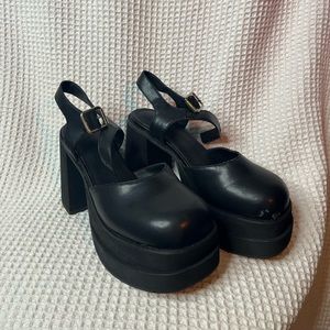 Chunky Platform Heels